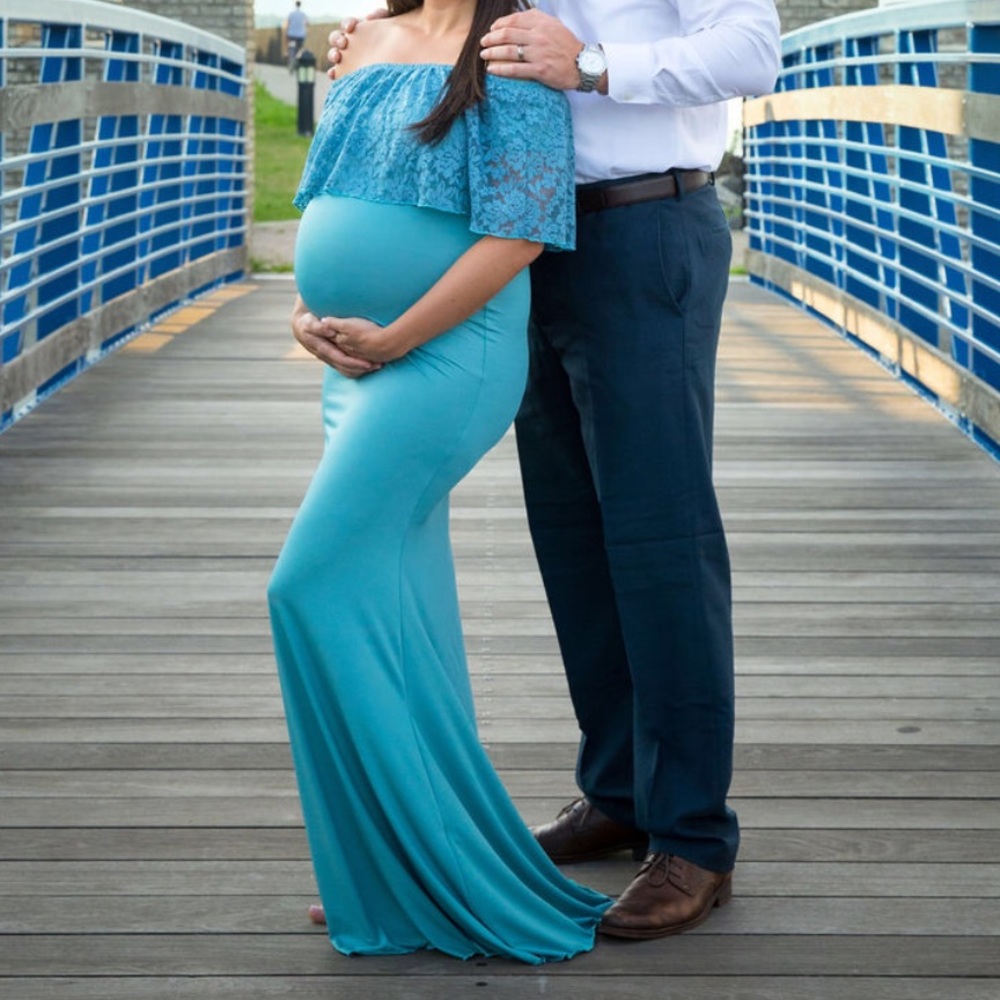 Maxi maternity dress